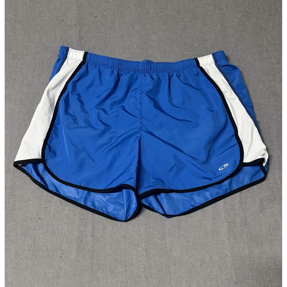 C9 By Champion Mens Blue Running Shorts Size M Athletic Mesh 89590-PSY